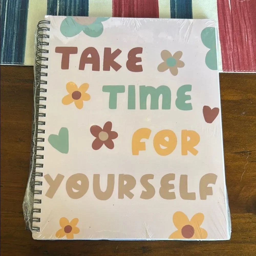 Maddie Green design Colorful Spiral Notebook white pages original wrapping